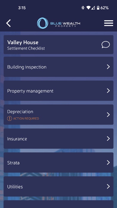 Blue Wealth Property Screenshot