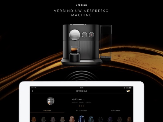 Nespresso iPad app afbeelding 3