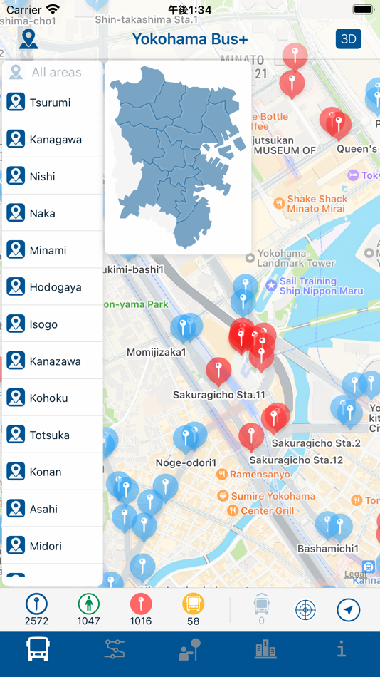 #1. YokohamaBus+ (iOS) 由: MAKOTO SASAKI