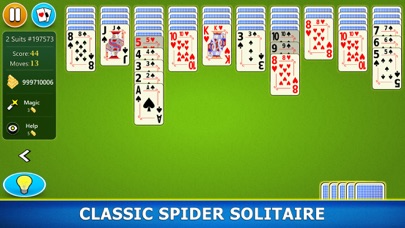 Spider Solitaire Mobile Screenshot