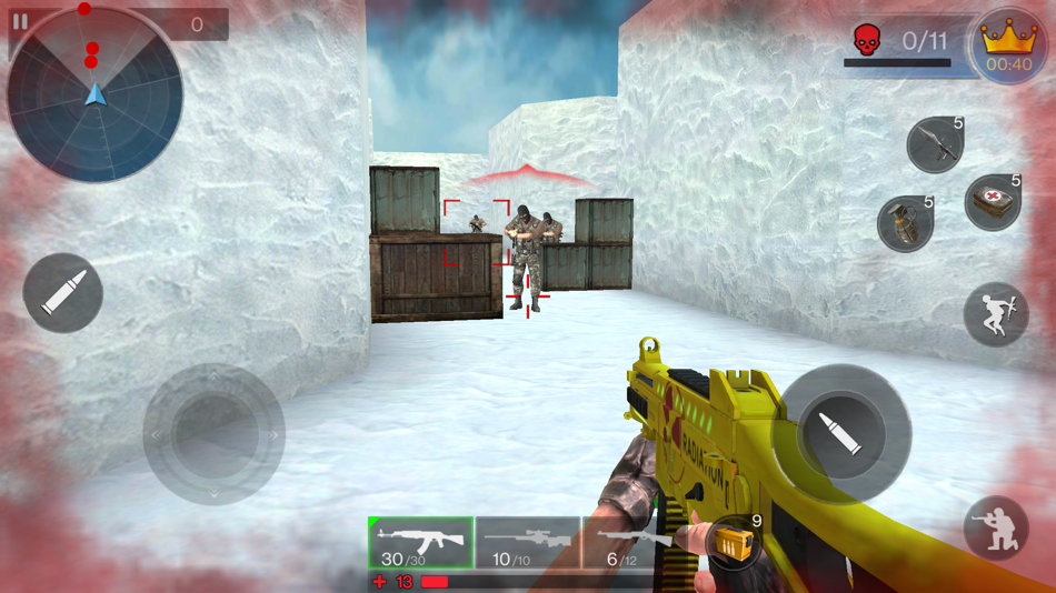 #4. Counter Terrorist Strike : CS (iOS) By: GUNFIRE GAME LIMITED