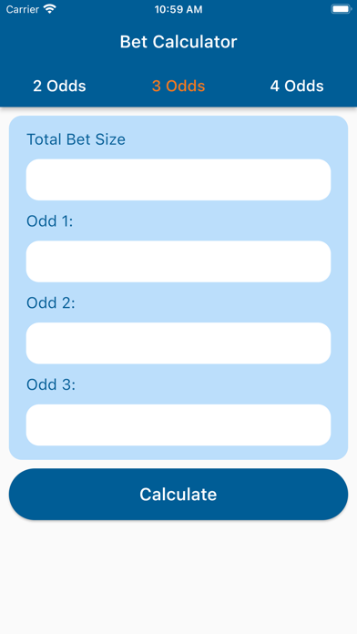 Bet Calculator - HT/FT Screenshot