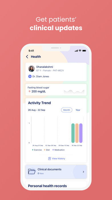 WeCare Diabetes - Provider Screenshot