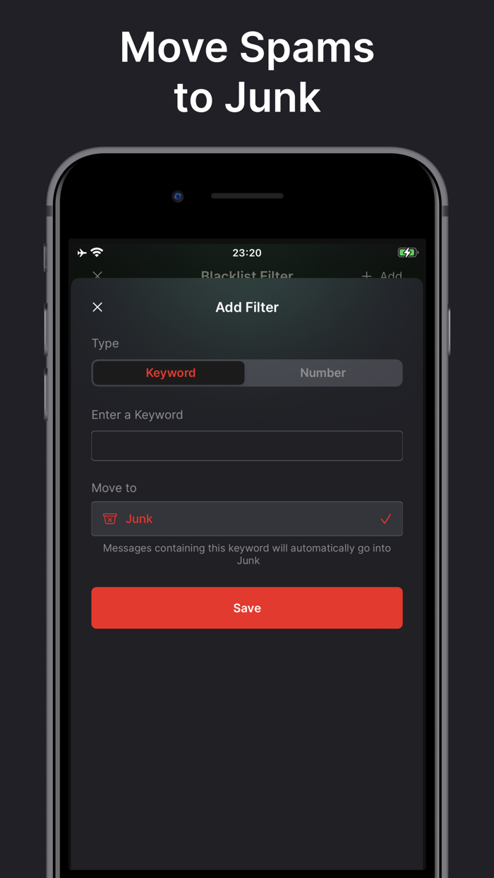 Refine - Spam Text Blocker