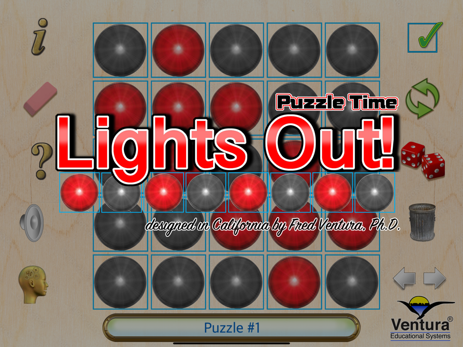 #3. Lights Out! Puzzle Time (iOS) 由: Ventura Educational Systems