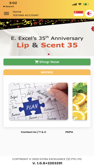 E. EXCEL(SG) Screenshot