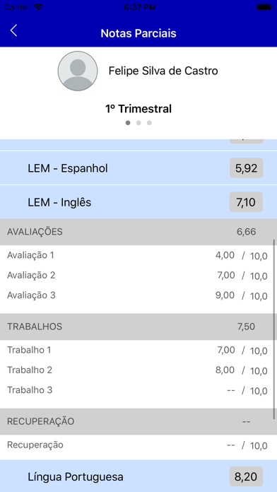 Colégio Marillac Mobile Screenshot
