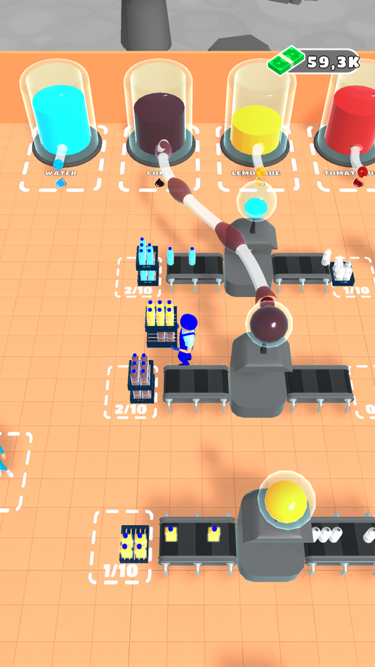 #2. Bottle Up Idle (iOS) Bởi: SEKGAMES Oyun Yazilim Teknoloji ve Pazarlama Anonim Sirketi