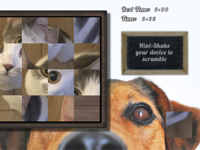 Famous Sliding Puzzle Pets