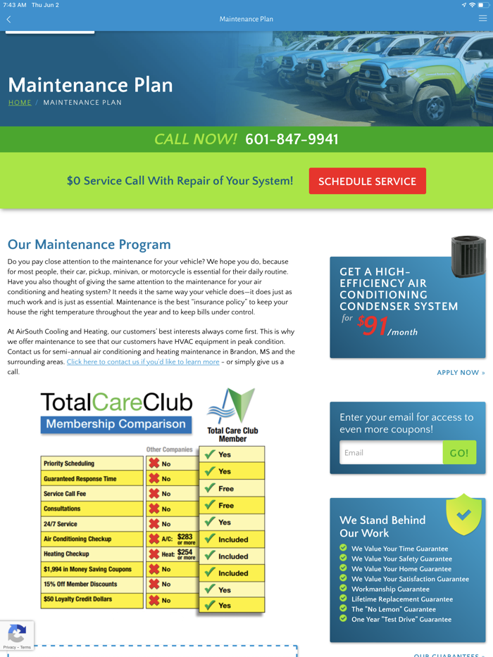 AirSouth Cooling and Heating