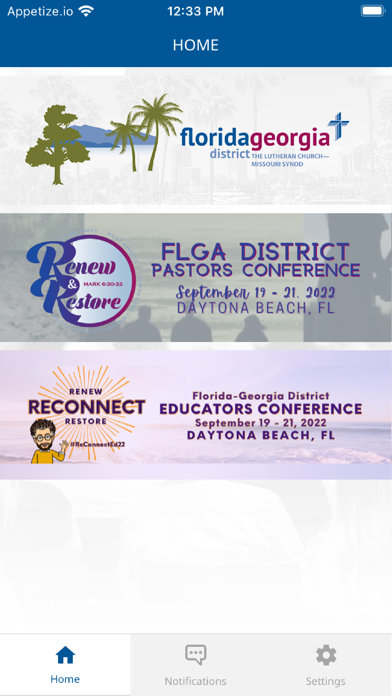 Florida-Georgia District LCMS Screenshot
