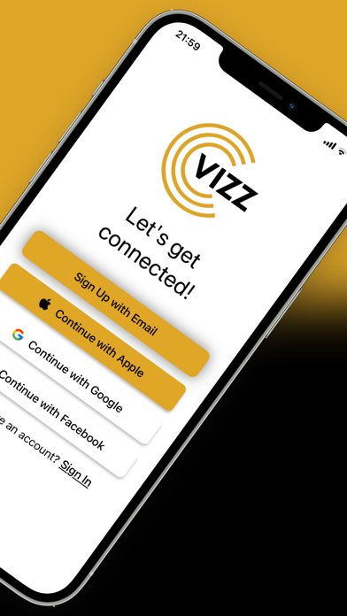 VIZZ - Digital Business Card Screenshot