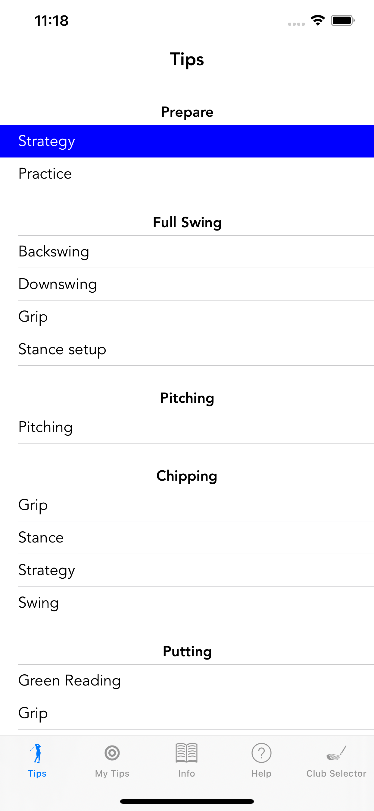 Golfmaster Tips