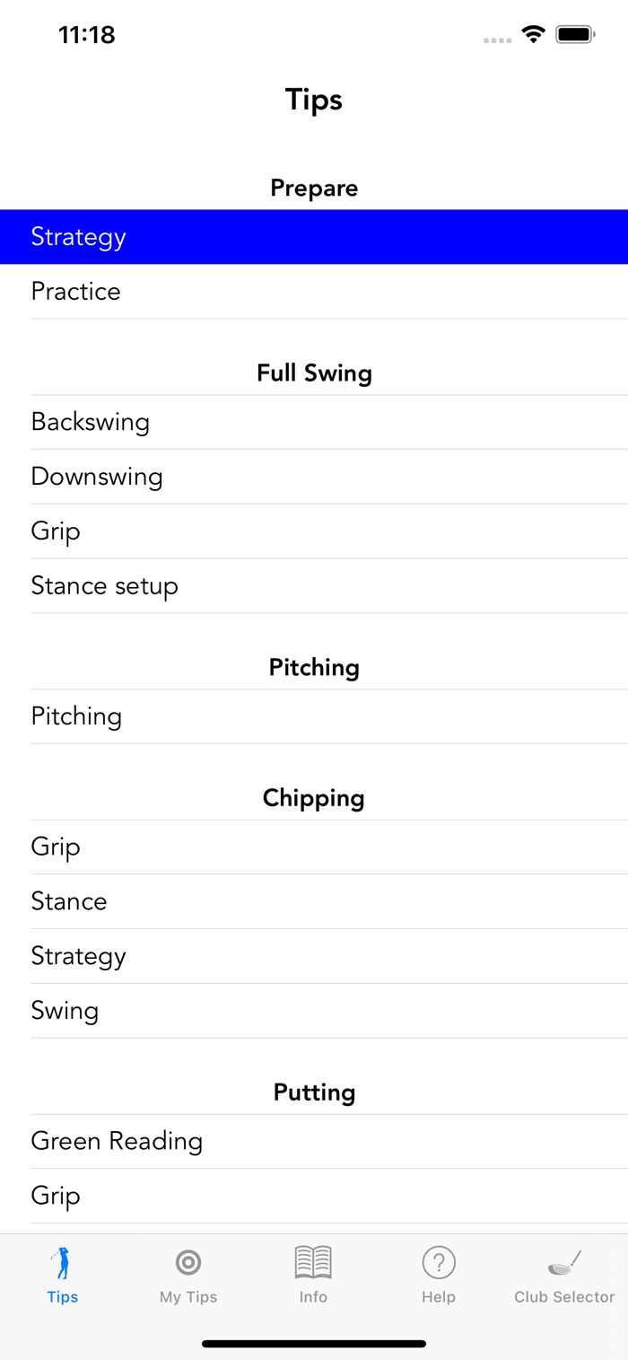 Golfmaster Tips