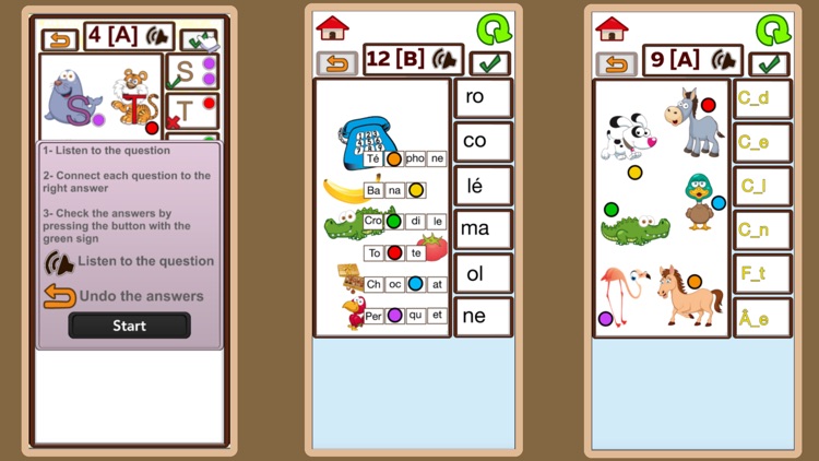 French Words Letters School