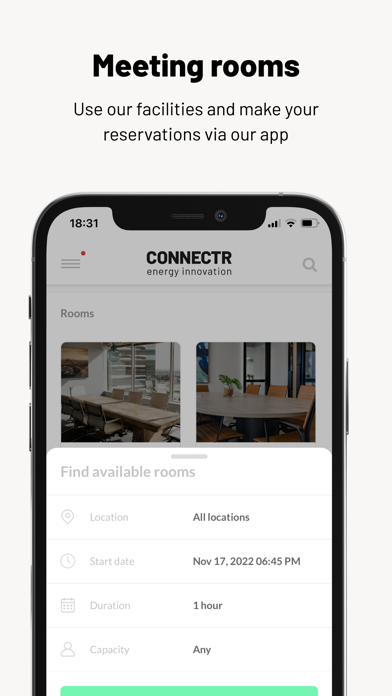 Connectr Innovation Lab App Screenshot