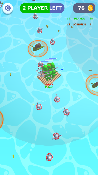 Raft Sea Wars io - Boat Battle Screenshot