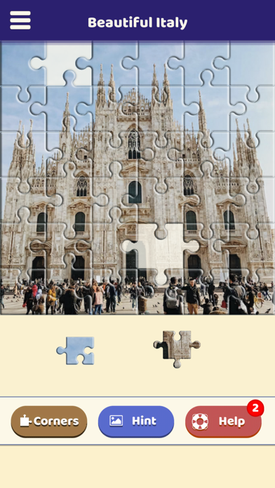 Beautiful Italy Jigsaw Puzzle Screenshot