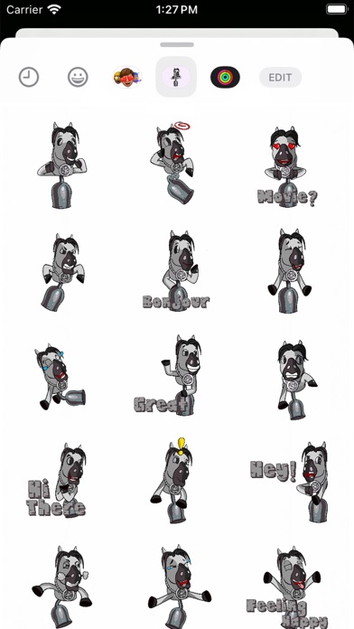 Screenshot #2 pour Stali Hunk Horse Stickers