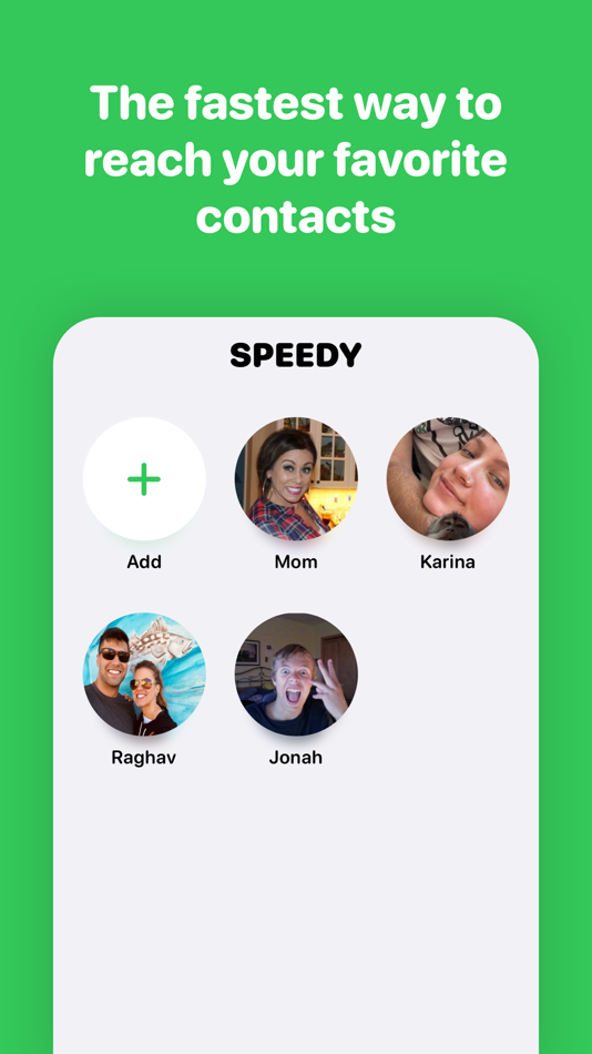 #3. Speedy - Lock Screen Contacts (iOS) 由: Clever Bytes Inc.