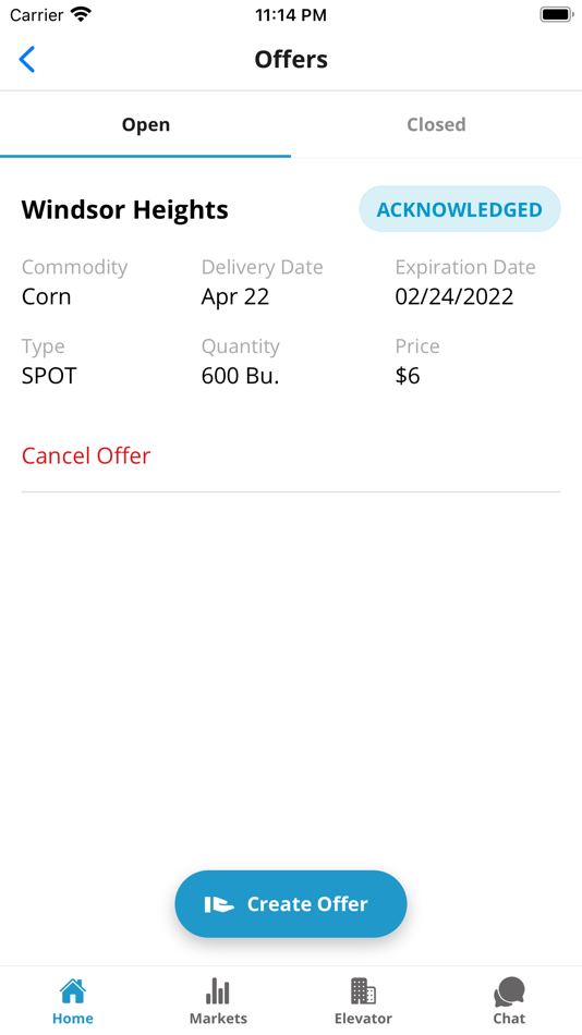 #7. Stone Grain Services (iOS) Podle: Barchart