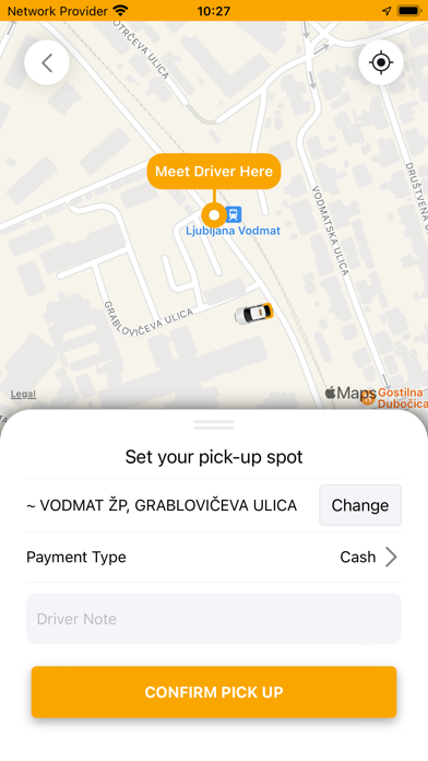 TaxiMetro Ljubljana Screenshot