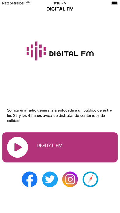 Digital Fm Radio Screenshot