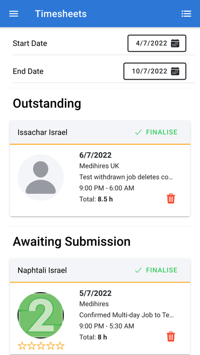 MediHires Screenshot