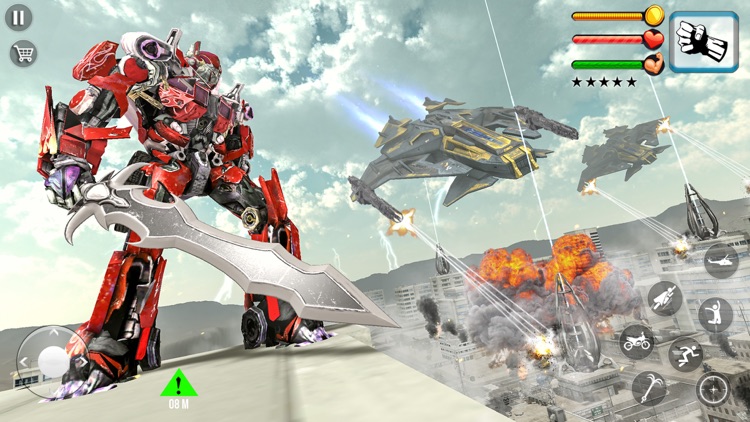 Flying Robot Car Transform