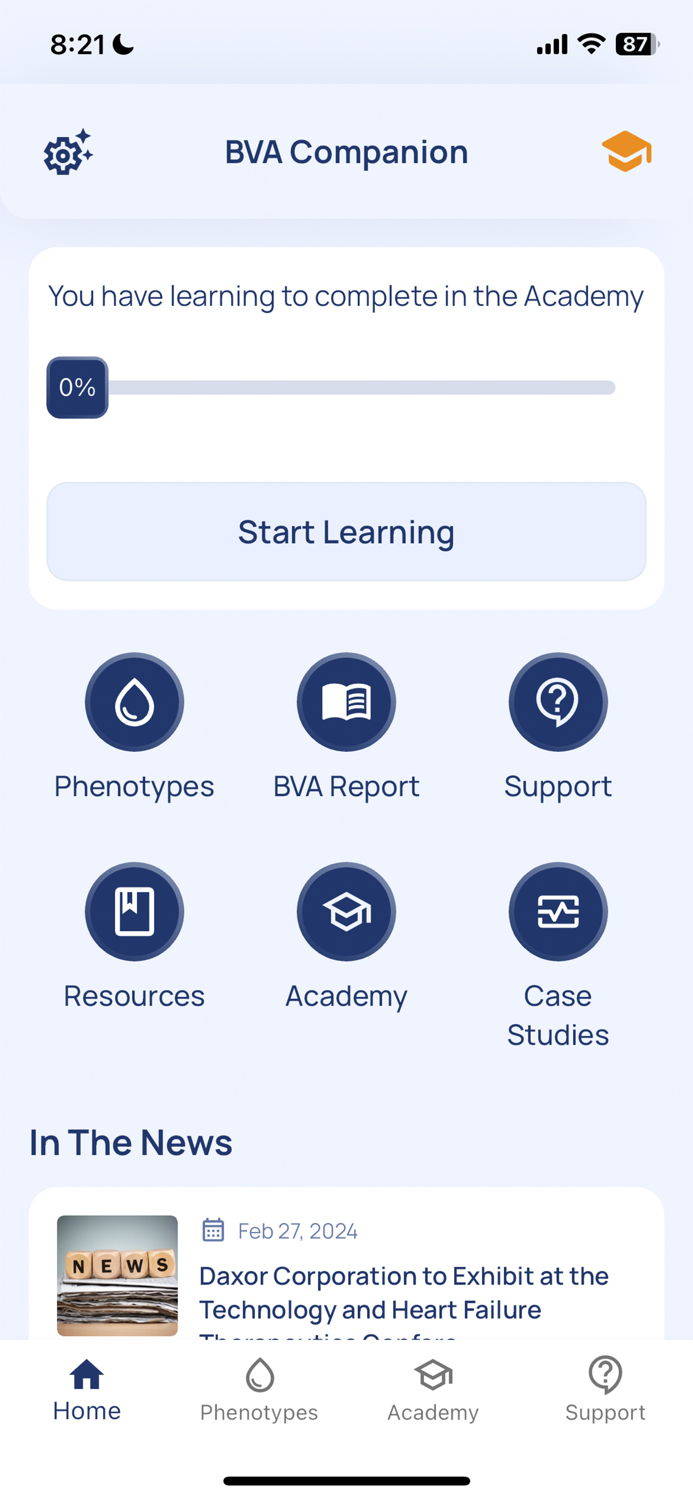 BVA Companion by Daxor