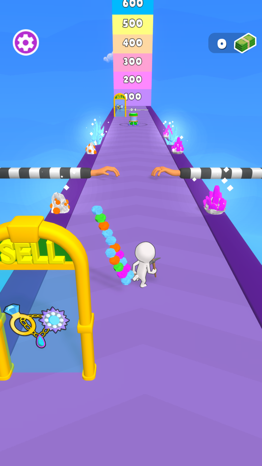 #6. Gem Miner Run (iOS) By: Ahmet Ikbal Adlig