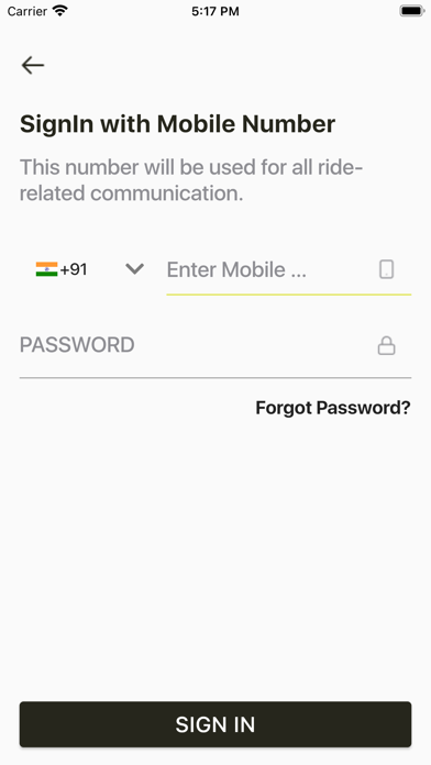 QRide Driver Screenshot
