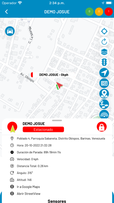 PERUGLOBAL GPS Screenshot