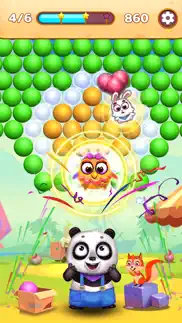 bubble pop - panda puzzle game iphone screenshot 2
