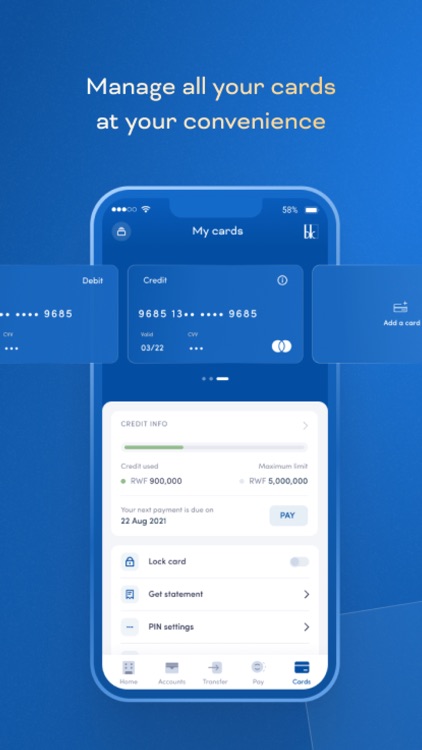 Bank of Kigali Mobile Banking screenshot-5