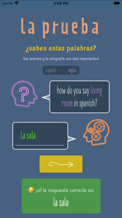 ¡palabras! Screenshot