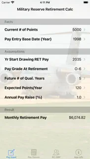 military reserve retirement iphone screenshot 3