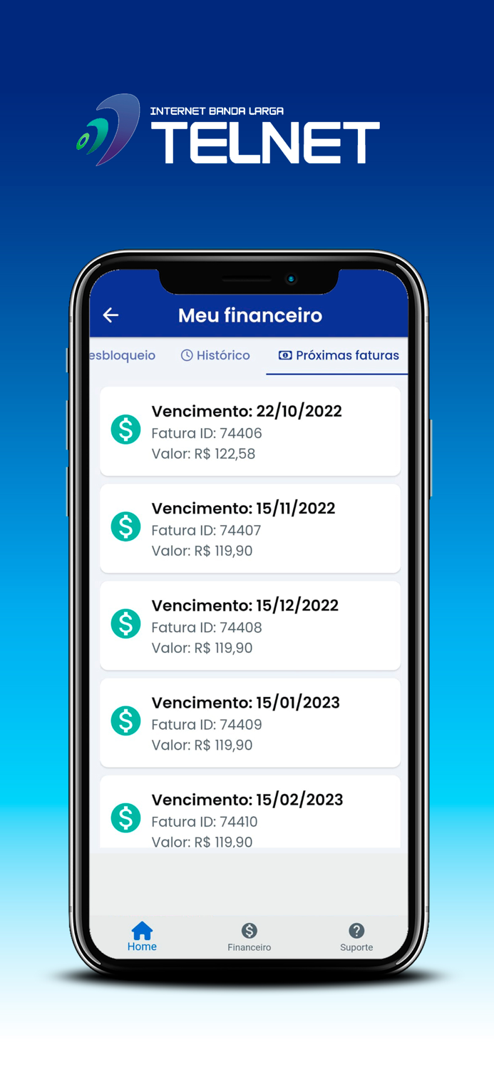 Telnet Telecom - App Cliente