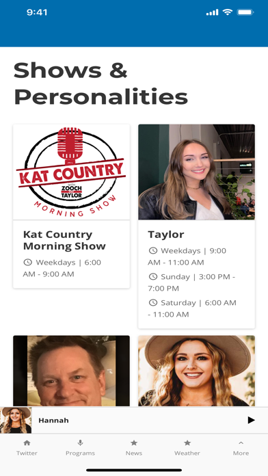 98.9 Kat Country Screenshot