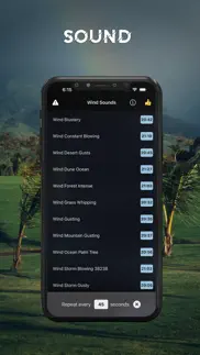 wind calming night sounds iphone screenshot 2