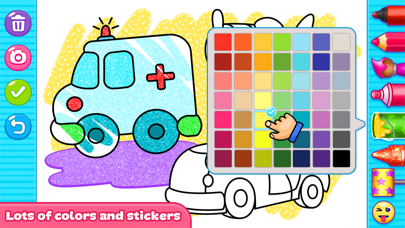 Glitter Coloring For Kids Screenshot