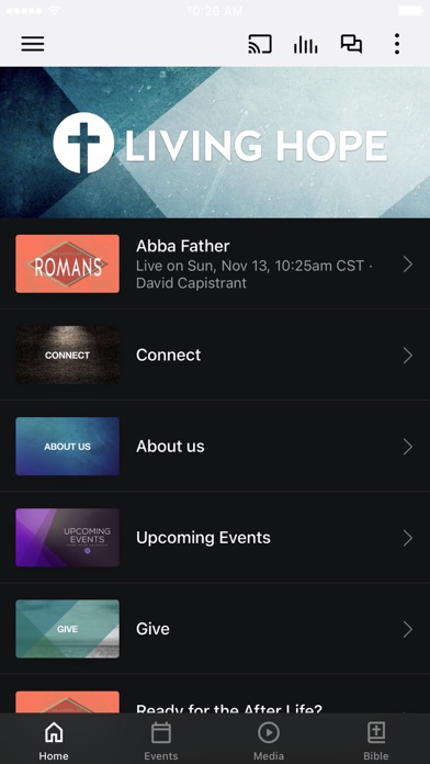 Living Hope Church Willmar Screenshot