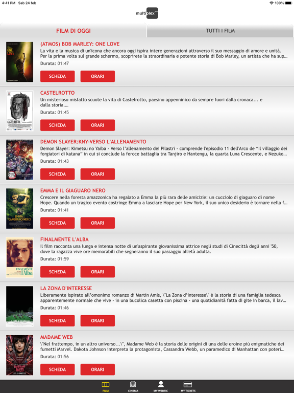 Screenshot #4 pour Multiplex2000 Macerata