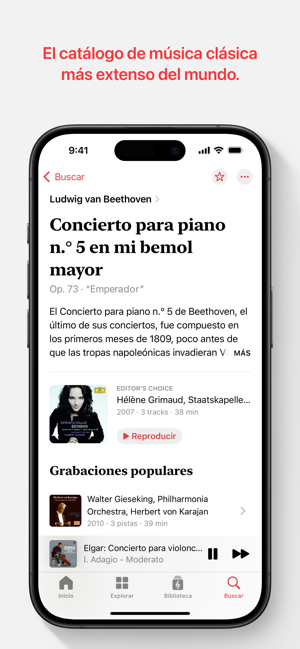 ‎Apple Music Classical Screenshot