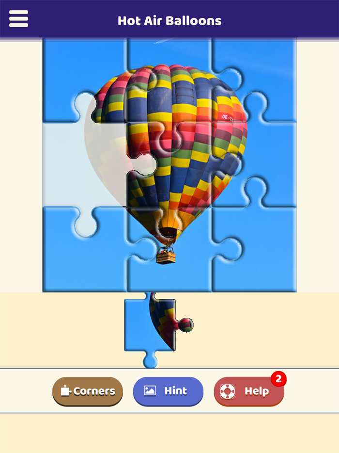 Hot Air Balloons Puzzle