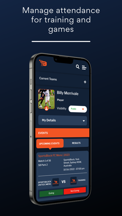 SportsBlock Screenshot
