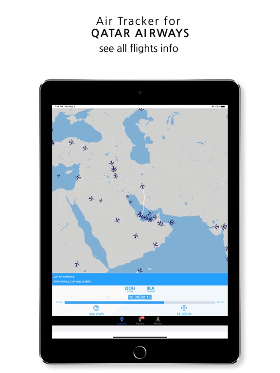 Air Tracker for Qatar Airwaysのおすすめ画像1