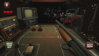 Buckshot Roulette shotgun Game Screenshot