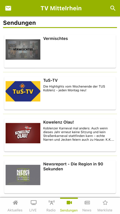 TV Mittelrhein Screenshot
