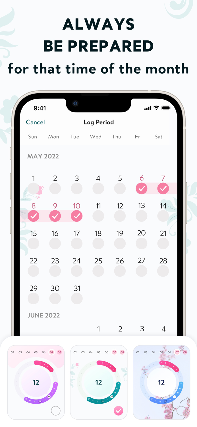 My Period  Cycle Tracker